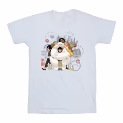 Disney - T-shirt BIG HERO - Garçon (Blanc)