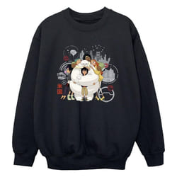 Disney - Sweat BIG HERO - Garçon (Noir)