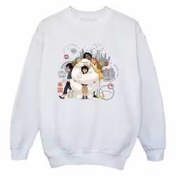 Disney - Sweat BIG HERO - Garçon (Blanc)