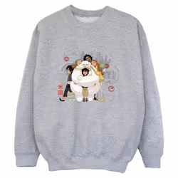 Disney - Sweat BIG HERO - Garçon (Gris chiné)