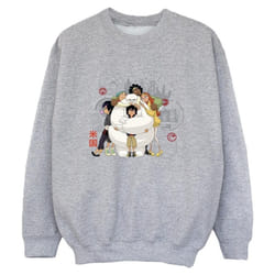 Disney - Sweat BIG HERO - Garçon (Gris chiné)