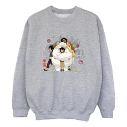 Disney - Sweat BIG HERO - Fille (Gris chiné)