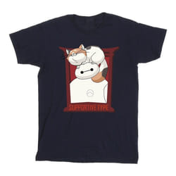 Disney - T-shirt BIG HERO SUPPORT - Homme (Bleu marine)