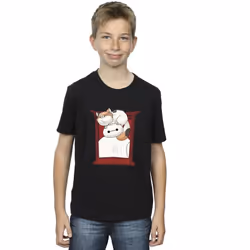 Disney - T-shirt BIG HERO SUPPORT - Garçon (Noir)