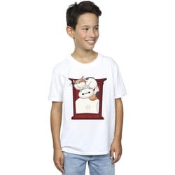 Disney - T-shirt BIG HERO SUPPORT - Garçon (Blanc)