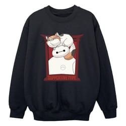 Disney - Sweat BIG HERO SUPPORT - Garçon (Noir)
