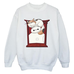 Disney - Sweat BIG HERO SUPPORT - Garçon (Blanc)