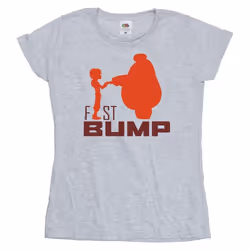 Disney - T-shirt BIG HERO - Femme (Gris chiné)