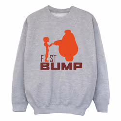 Disney - Sweat BIG HERO - Fille (Gris chiné)