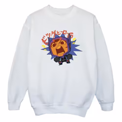 Disney - Sweat BIG HERO - Fille (Blanc)