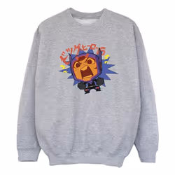Disney - Sweat BIG HERO - Fille (Gris chiné)