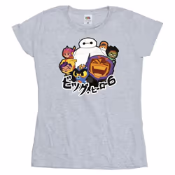 Disney - T-shirt BIG HERO - Femme (Gris chiné)