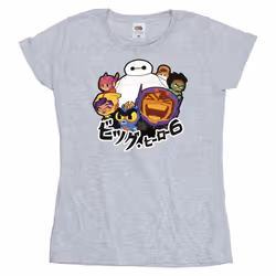 Disney - T-shirt BIG HERO - Femme (Gris chiné)