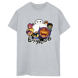 Disney - T-shirt BIG HERO - Femme (Gris chiné)