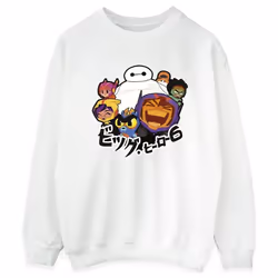 Disney - Sweat BIG HERO - Femme (Blanc)