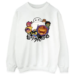 Disney - Sweat BIG HERO - Femme (Blanc)