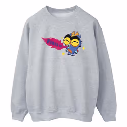 Disney - Sweat BIG HERO FIRED UP - Homme (Gris chiné)
