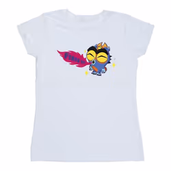 Disney - T-shirt BIG HERO FIRED UP - Femme (Blanc)