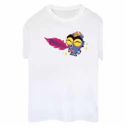 Disney - T-shirt BIG HERO FIRED UP - Femme (Blanc)