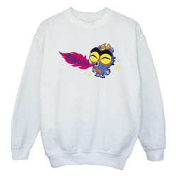 Disney - Sweat BIG HERO FIRED UP - Fille (Blanc)