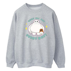 Disney - Sweat BIG HERO EVERYDAY - Homme (Gris chiné)