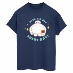 Disney - T-shirt BIG HERO EVERYDAY - Femme (Bleu marine)