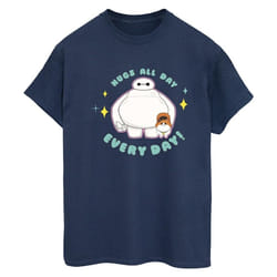Disney - T-shirt BIG HERO EVERYDAY - Femme (Bleu marine)