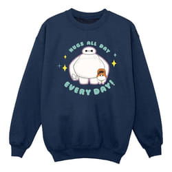 Disney - Sweat BIG HERO EVERYDAY - Fille (Bleu marine)