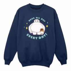 Disney - Sweat BIG HERO EVERYDAY - Fille (Bleu marine)