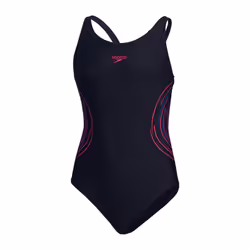 Maillot de bain 1 pièce - Speedo - Eco placement - Dos en X - Femme - Noir