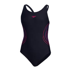 Maillot de bain 1 pièce - Speedo - Eco placement - Dos en X - Femme - Noir