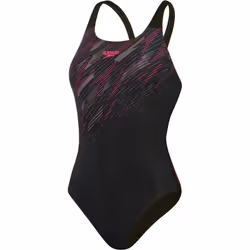 Maillot de bain 1 pièce femme Speedo Eco+ HyperBoom Muscleback - Noir - Adulte