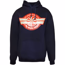 Captain Marvel - Sweat à capuche - Femme (Bleu marine)