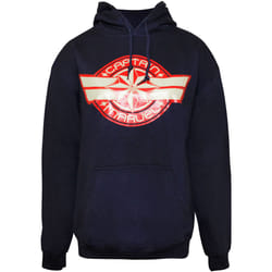 Captain Marvel - Sweat à capuche - Femme (Bleu marine)
