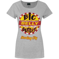 Arrow - T-shirt BIG BELLY BURGER - Femme (Gris)