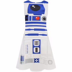 Star Wars - Robe - Femme (Blanc / bleu)