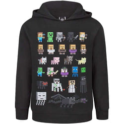 Minecraft - Sweat à capuche - Garçon (Noir)
