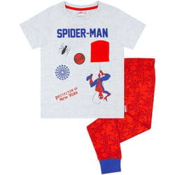 Spider-Man - Ensemble de pyjama - Garçon (Gris / rouge)