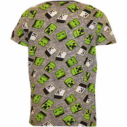 Minecraft - T-shirt - Garçon (Vert)