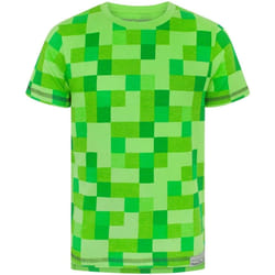 Minecraft - T-shirt manches courtes - Garçon (Vert)