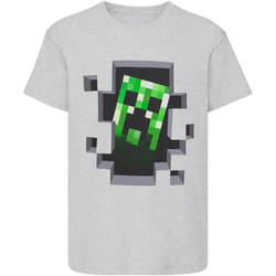 Minecraft - T-shirt - Enfant (Gris)