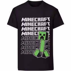 Minecraft - T-shirt - Enfant (Noir)