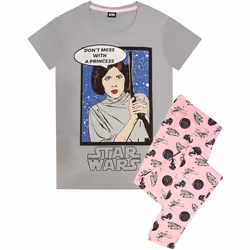 Star Wars - Ensemble de pyjama - Femme (Gris / rose)