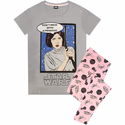 Star Wars - Ensemble de pyjama - Femme (Gris / rose)