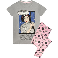 Star Wars - Ensemble de pyjama - Femme (Gris / rose)