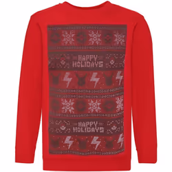 Pokemon - Sweat HAPPY HOLIDAYS - Enfant (Rouge)