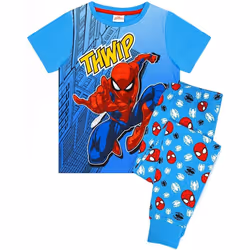 Spider-Man - Ensemble de pyjama - Enfant (Bleu / Rouge / Blanc)