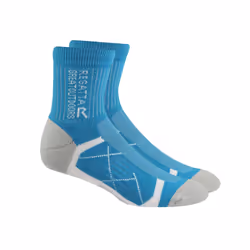 Regatta - Chaussettes pour bottes - Femme (Gris clair / Bleu vif)