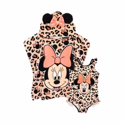 Disney - Ensemble Maillot de bain et poncho - Fille (Rose)