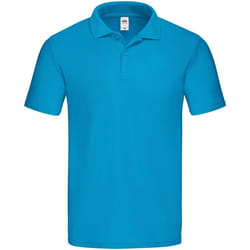 Fruit Of The Loom - Polo manches courtes - Homme (Azur)